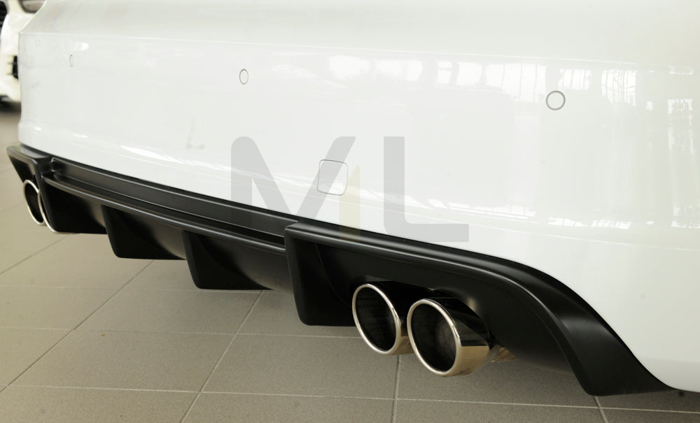 Rieger 00056813 Audi 8V S3 Rear Diffuser 7 | ML Performance EU Car Parts