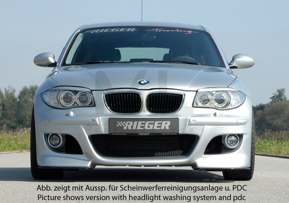 Rieger 00035014 BMW 1 Series E87 Front Bumper 5 | ML Performance EU Car Parts