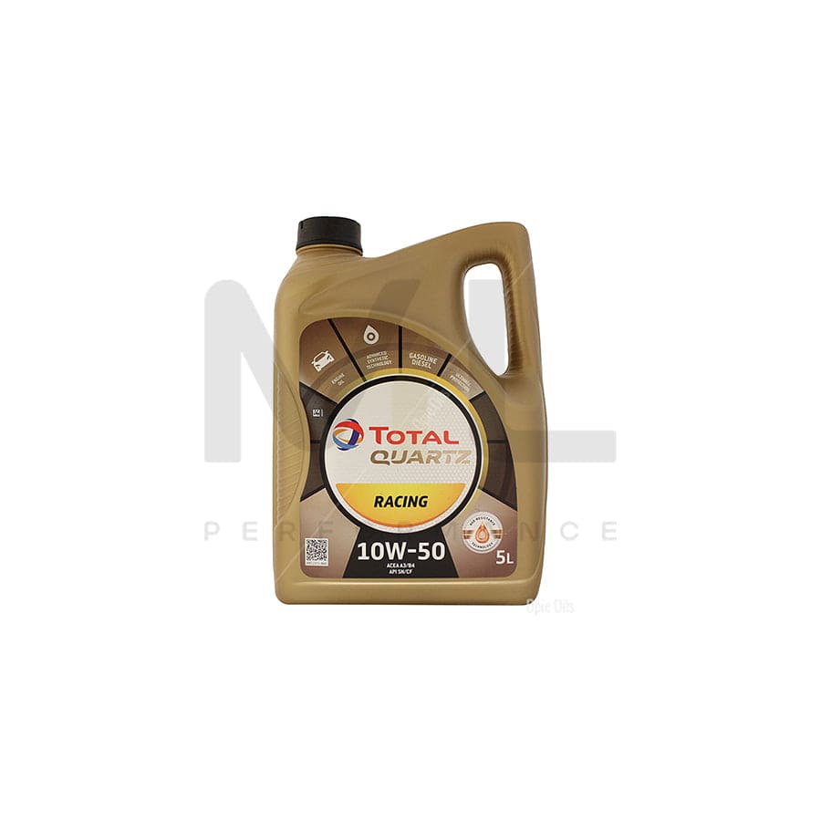 Total Quartz Racing 10w-50 Engine Oil 5l | Engine Oil | ML Car Parts UK | ML Performance