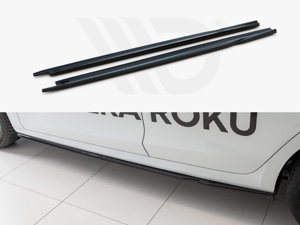 Maxton Design SK-OC-4-SD2T Side Skirts Diffusers V.2 Skoda Octavia MK4 | ML Performance UK Car Parts