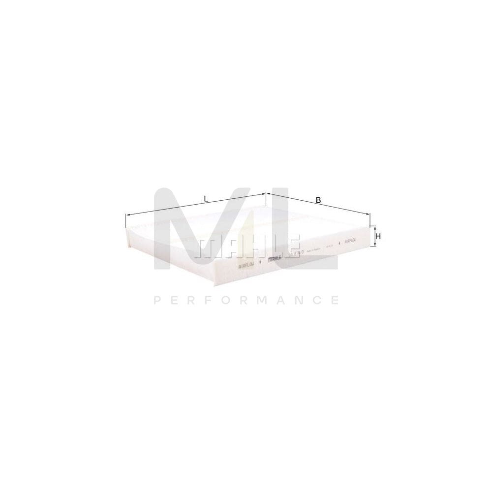 MAHLE ORIGINAL LA 816/3 Pollen filter Particulate Filter | ML Performance Car Parts