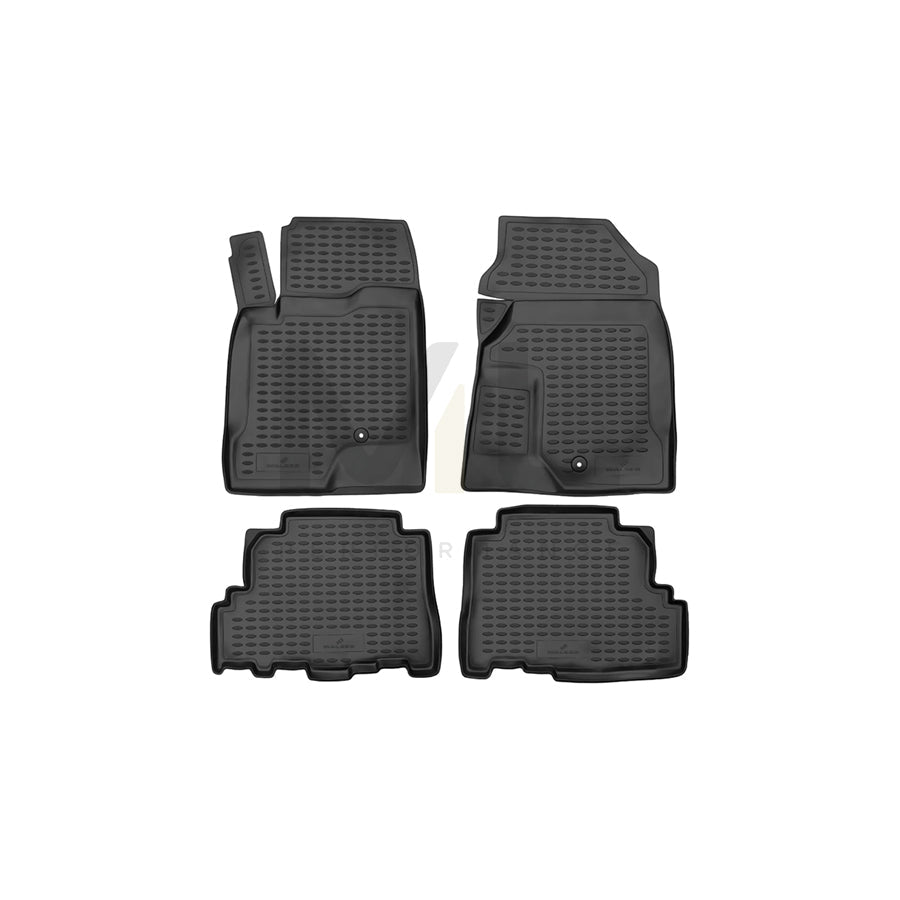 WALSER Tailored, XTR 75107 Floor mat set Front and Rear | ML Performance Car Parts