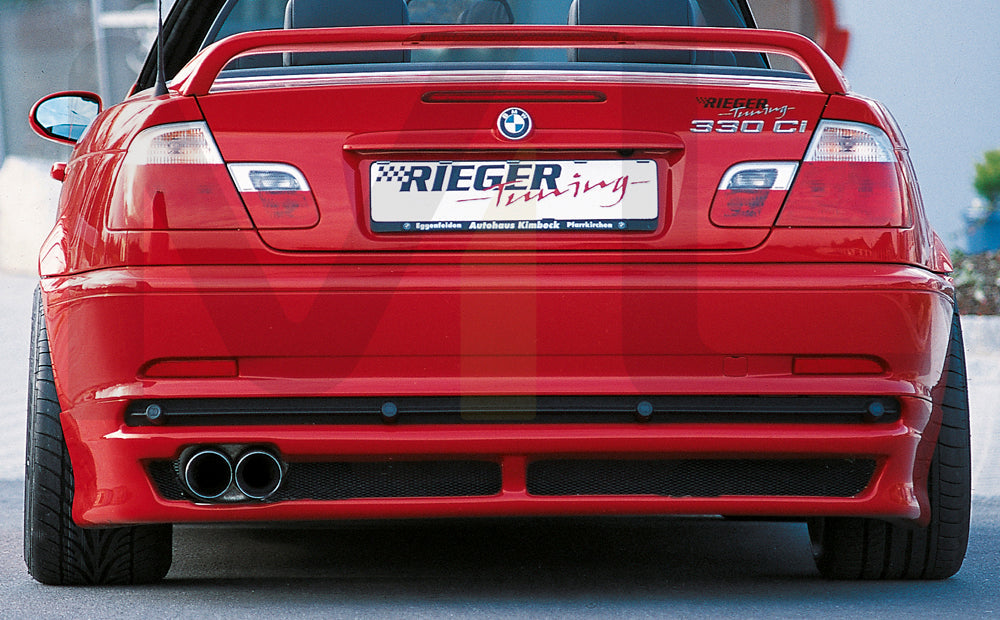 Rieger 00050205 BMW 3 Series E46 Rear Diffuser 4 | ML Performance EU Car Parts