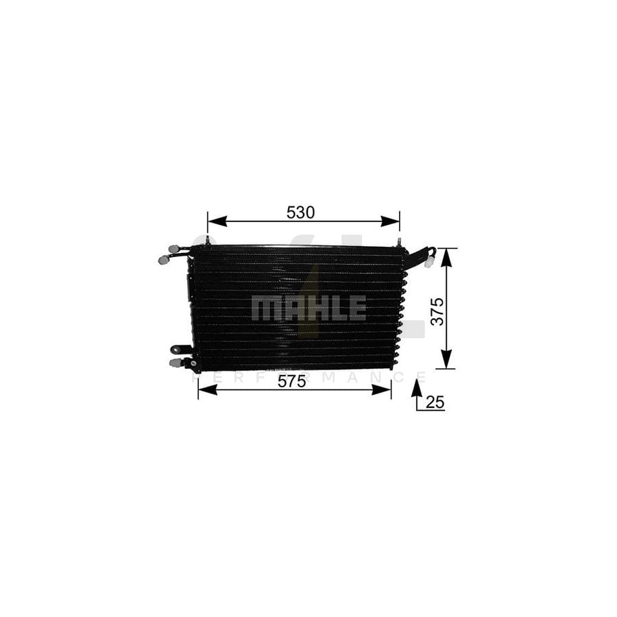 MAHLE ORIGINAL AC 215 000S Air conditioning condenser without dryer | ML Performance Car Parts