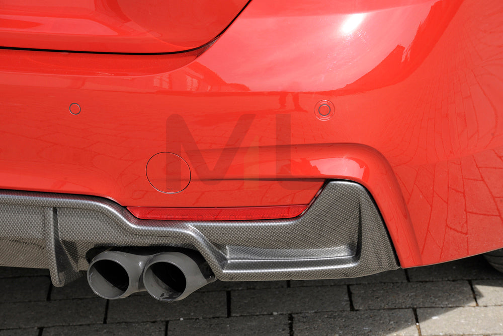 Rieger 00099263 BMW 4 Series F32 F33 F36 Rear Diffuser 7 | ML Performance EU Car Parts