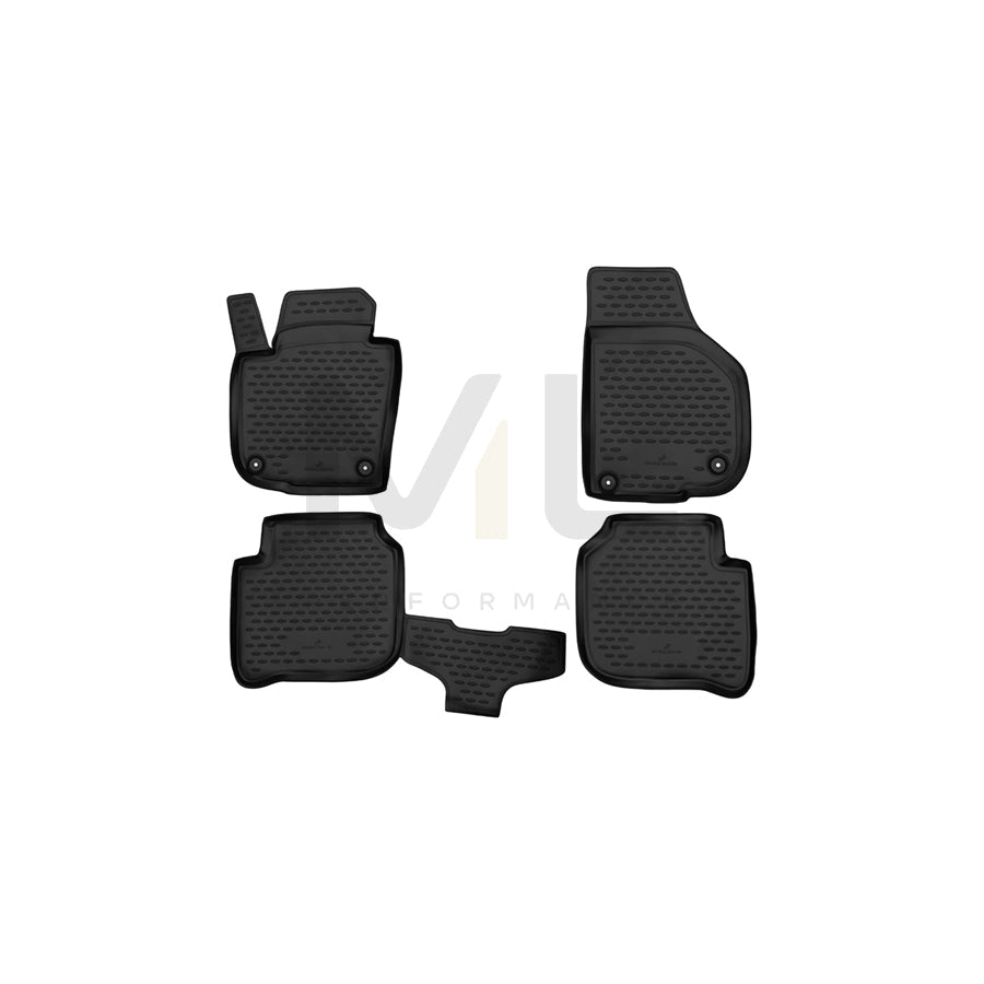 WALSER Tailored, XTR 75145 Floor mat set Elastomer, Front and Rear | ML Performance Car Parts