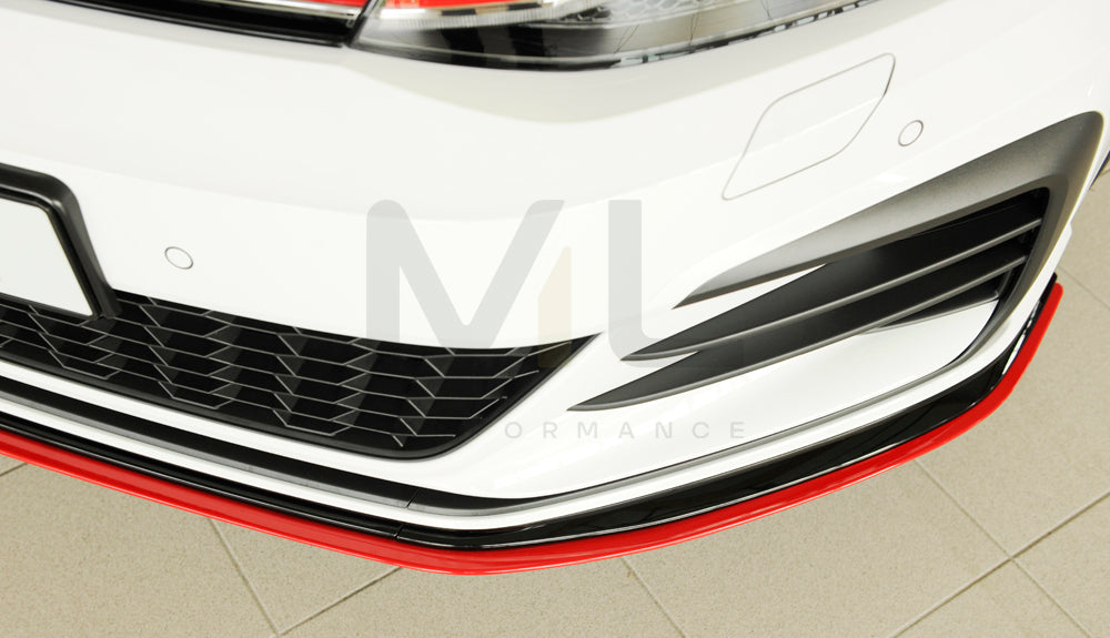 Rieger 00059515 VW Mk7 Golf GTI-TCR Front Splitter 7 | ML Performance EU Car Parts