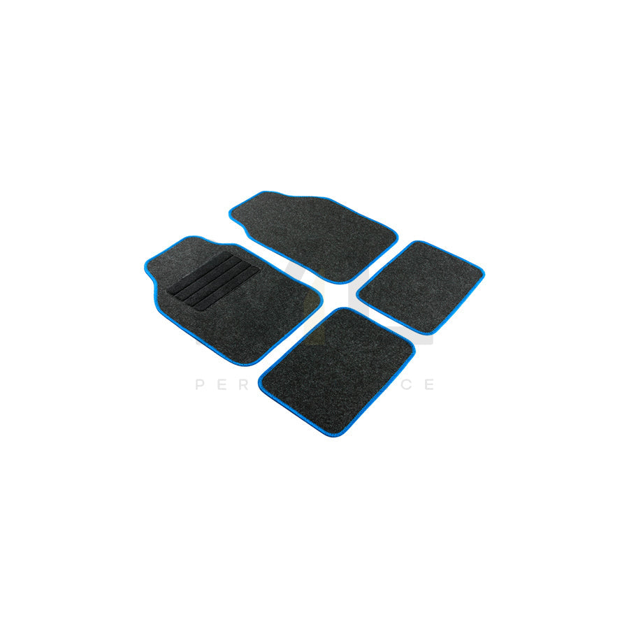 WALSER Universal fit, Regio blue 14461 Floor mat set Textile, Front and Rear, Quantity: 4, Anthracite | ML Performance Car Parts