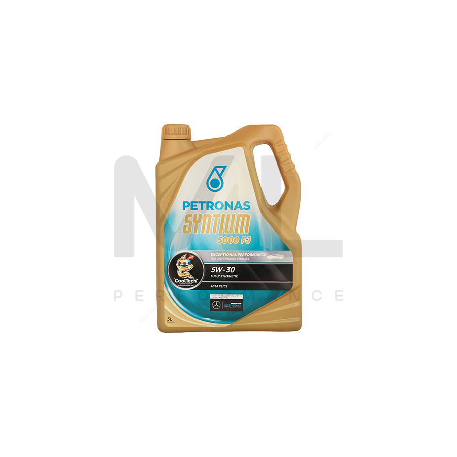 PETRONAS Syntium 5000 FJ 5W-30 Fully Synthetic Car Engine Oil 5l | Engine Oil | ML Car Parts UK | ML Performance