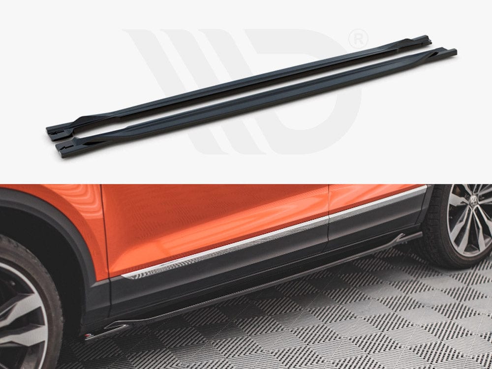 Maxton Design VW-T-ROC-1-SD1T Side Skirts Diffusers VW T-roc MK1 | ML Performance UK Car Parts