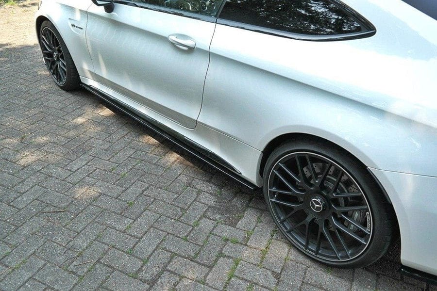 Maxton Design Mercedes Benz C63 AMG W205 Coupe Side Skirts Diffusers