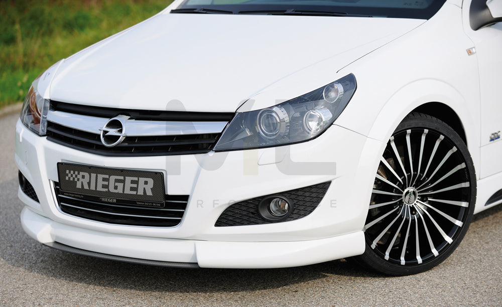 Rieger 00051277 Opel Astra H Front Splitter 2 | ML Performance EU Car Parts