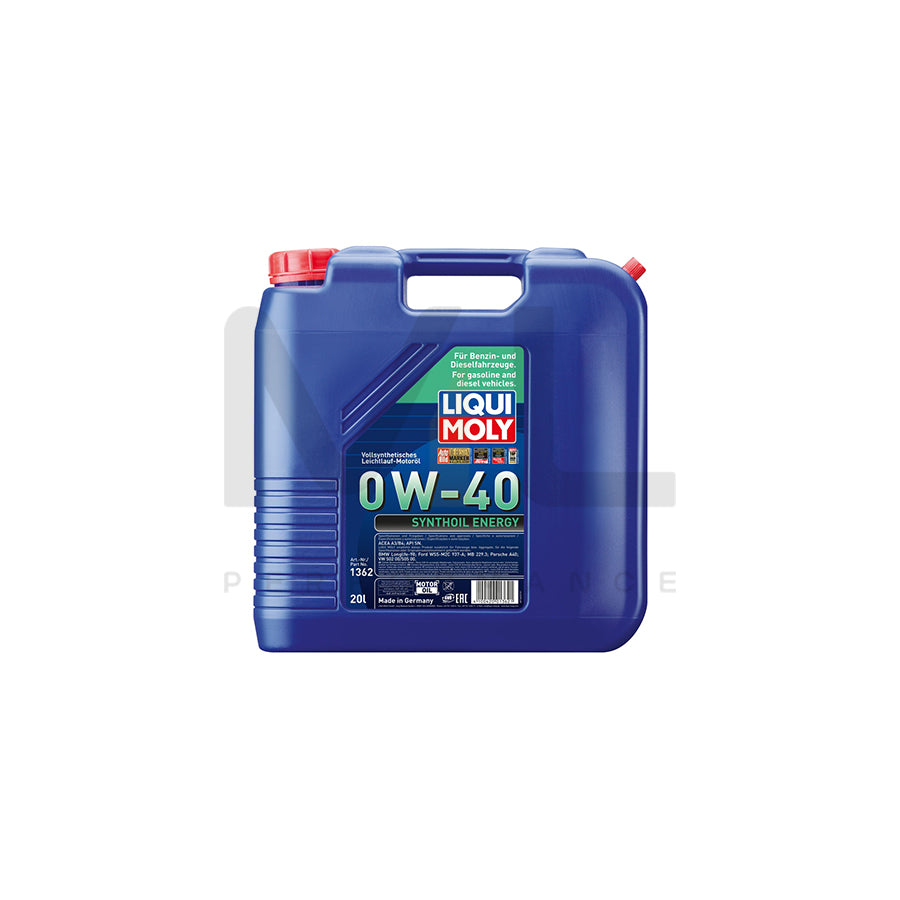 Liqui Moly Synthoil Energy 0W 40 60l