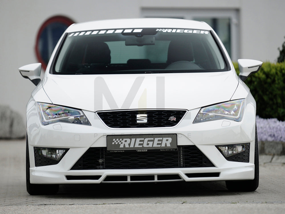 Rieger 00027000 SEAT 5F Front Splitter (Leon FR & Leon Cupra) 5 | ML Performance EU Car Parts