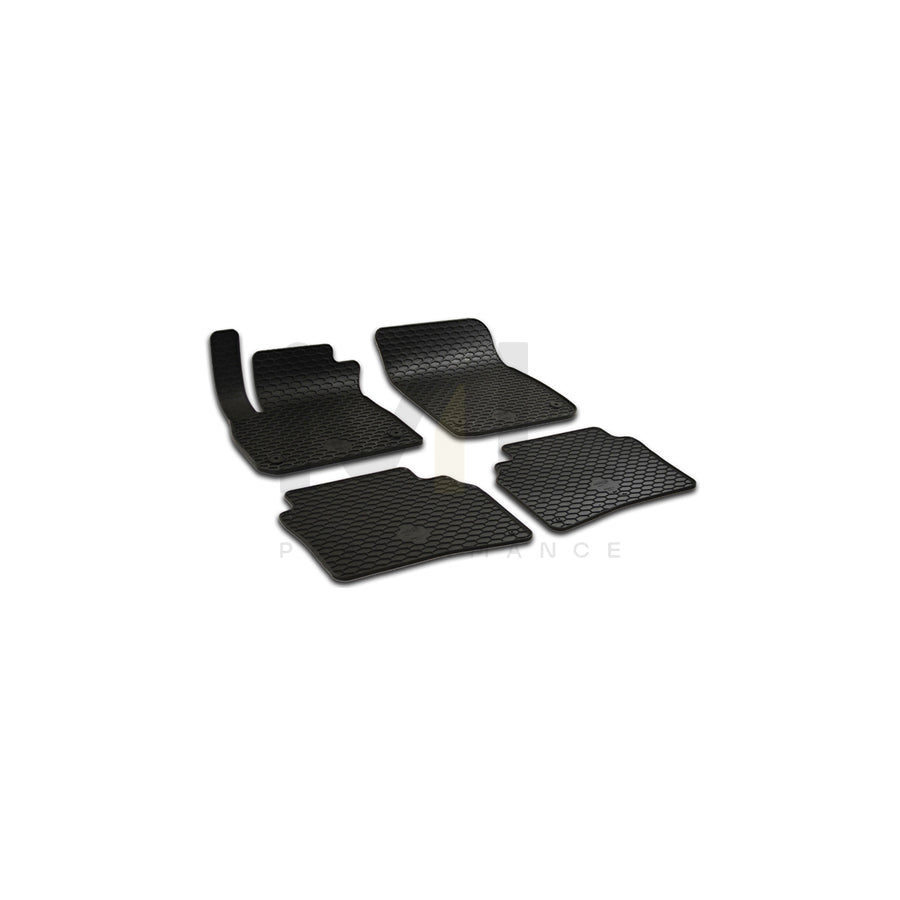 WALSER Tailored 50820 Floor mat set for OPEL INSIGNIA Elastomer, Front and Rear, Quantity: 4, Black | ML Performance Car Parts