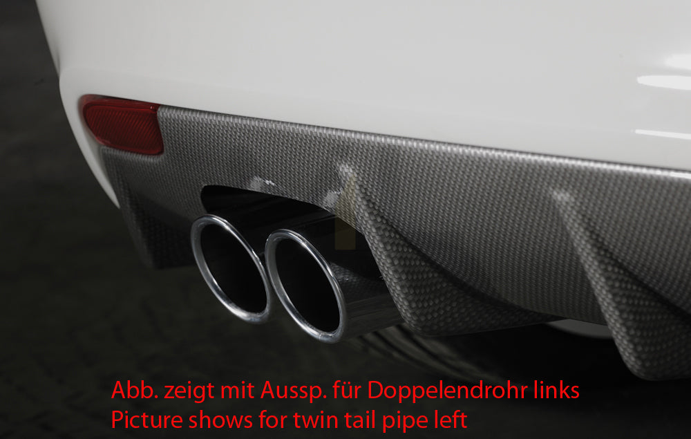 Rieger 00099874 Audi 8X A1 Rear Diffuser 3 | ML Performance EU Car Parts