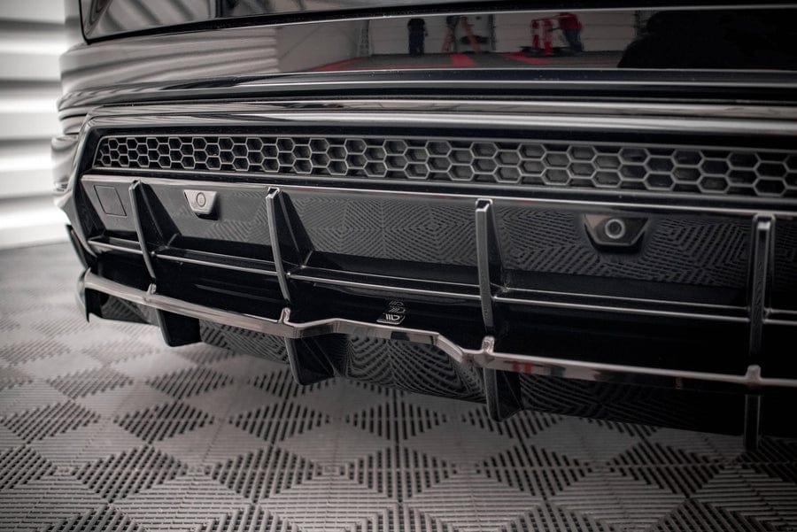 Maxton Design Lamborghini Urus Central Rear Splitter (With Vertical Bars)