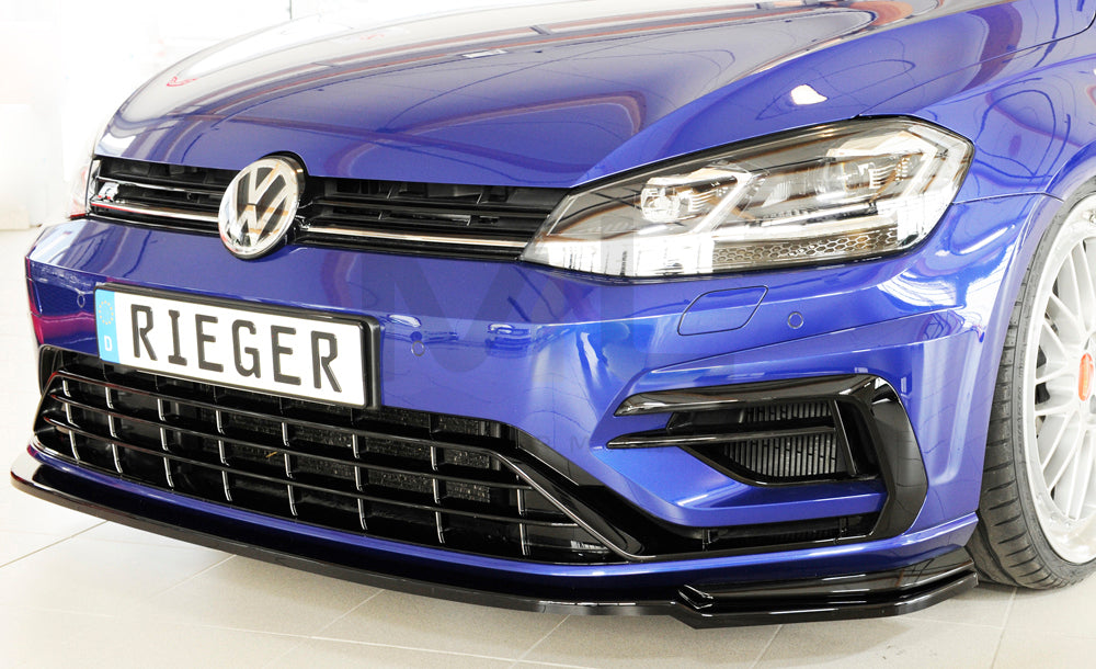 Rieger 00088150 VW Mk7 Mk7-Line Golf R Front Splitter 8 | ML Performance EU Car Parts