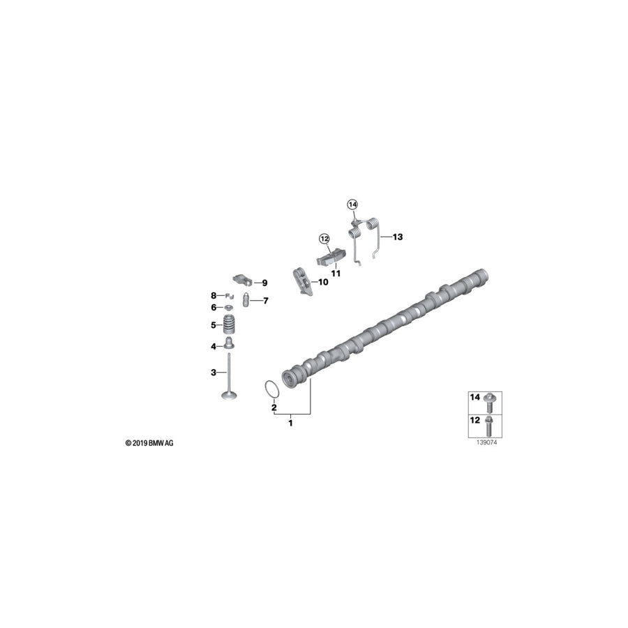 Genuine BMW 11337559792 F87 E89 E63 Roller Drag Lever "1" (Inc. X1 35iX, 750LiX 4.0 & AlpinaB6) | ML Performance EU Car Parts