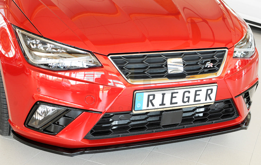 Rieger 00088165 SEAT KJ Front Splitter (Ibiza FR & Ibiza) 4 | ML Performance EU Car Parts