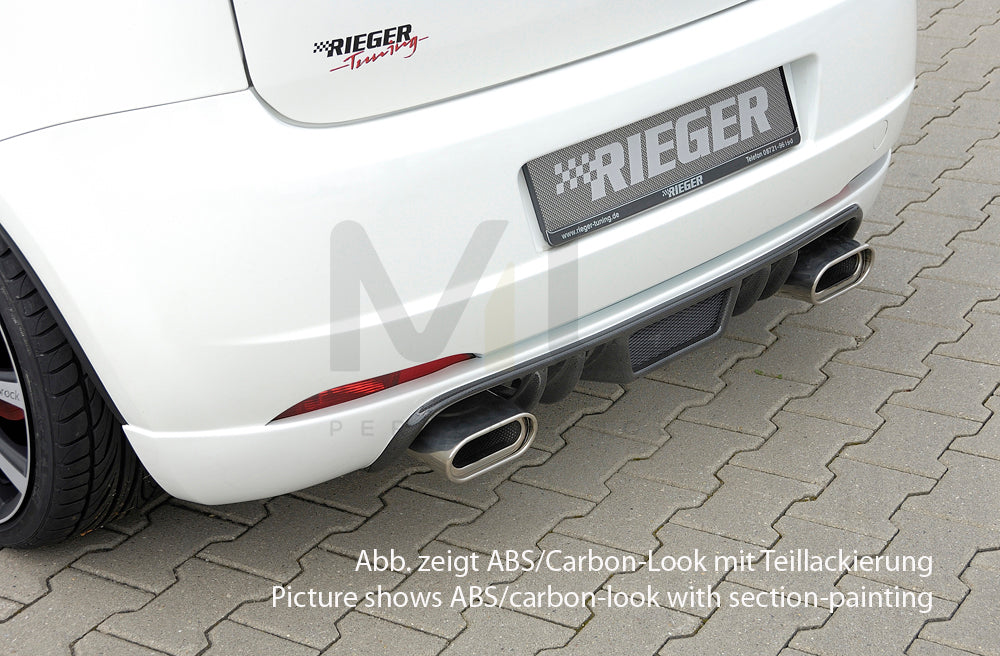 Rieger 00056048 Fiat Grande Punto (199) Rear Diffuser 5 | ML Performance EU Car Parts