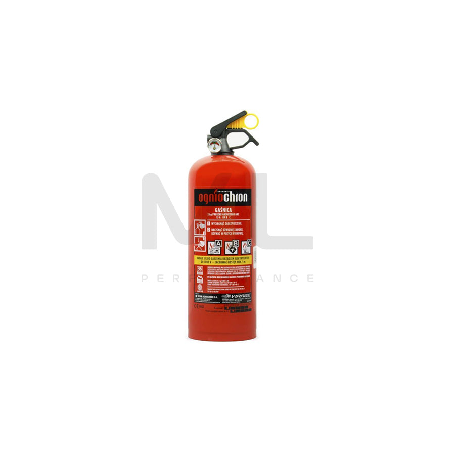 VIRAGE 98-012 Fire extinguisher 2kg, Dry Powder | ML Performance Car Parts