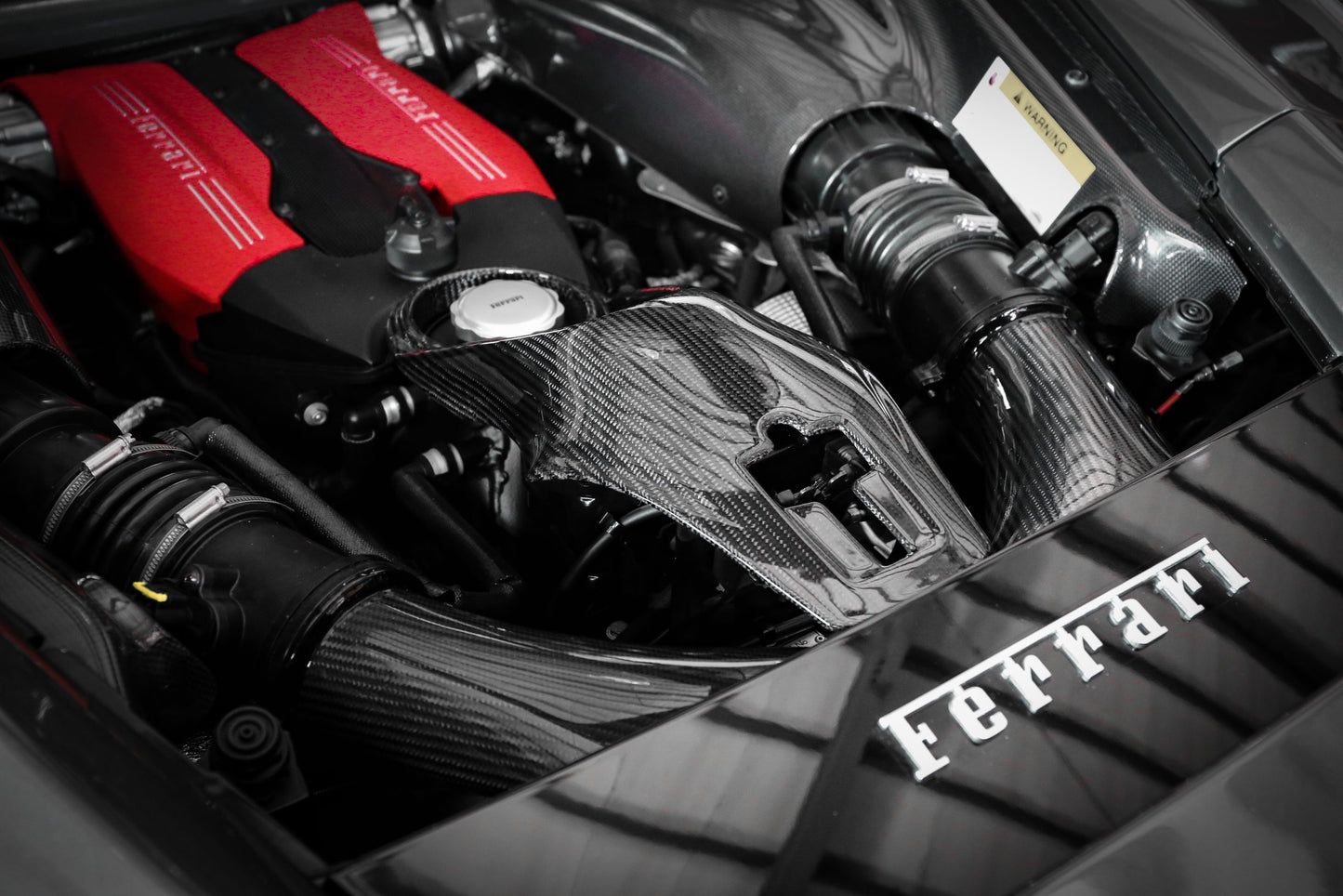 Armaspeed ARMAFER488-A Ferrari 488 Carbon Fiber Cold Air Intake