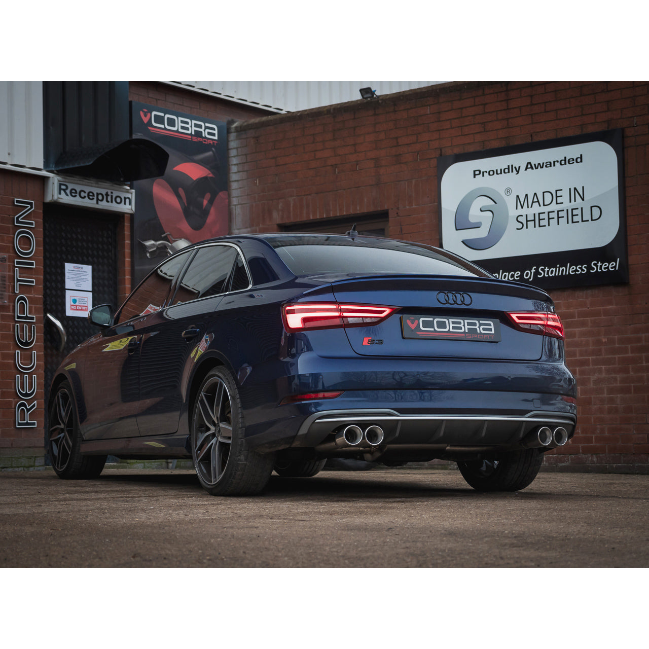 Cobra Exhaust Audi S3 (8V Facelift) (19-20) (GPF Models) Saloon (Valved) GPF Back Performance Exhaust