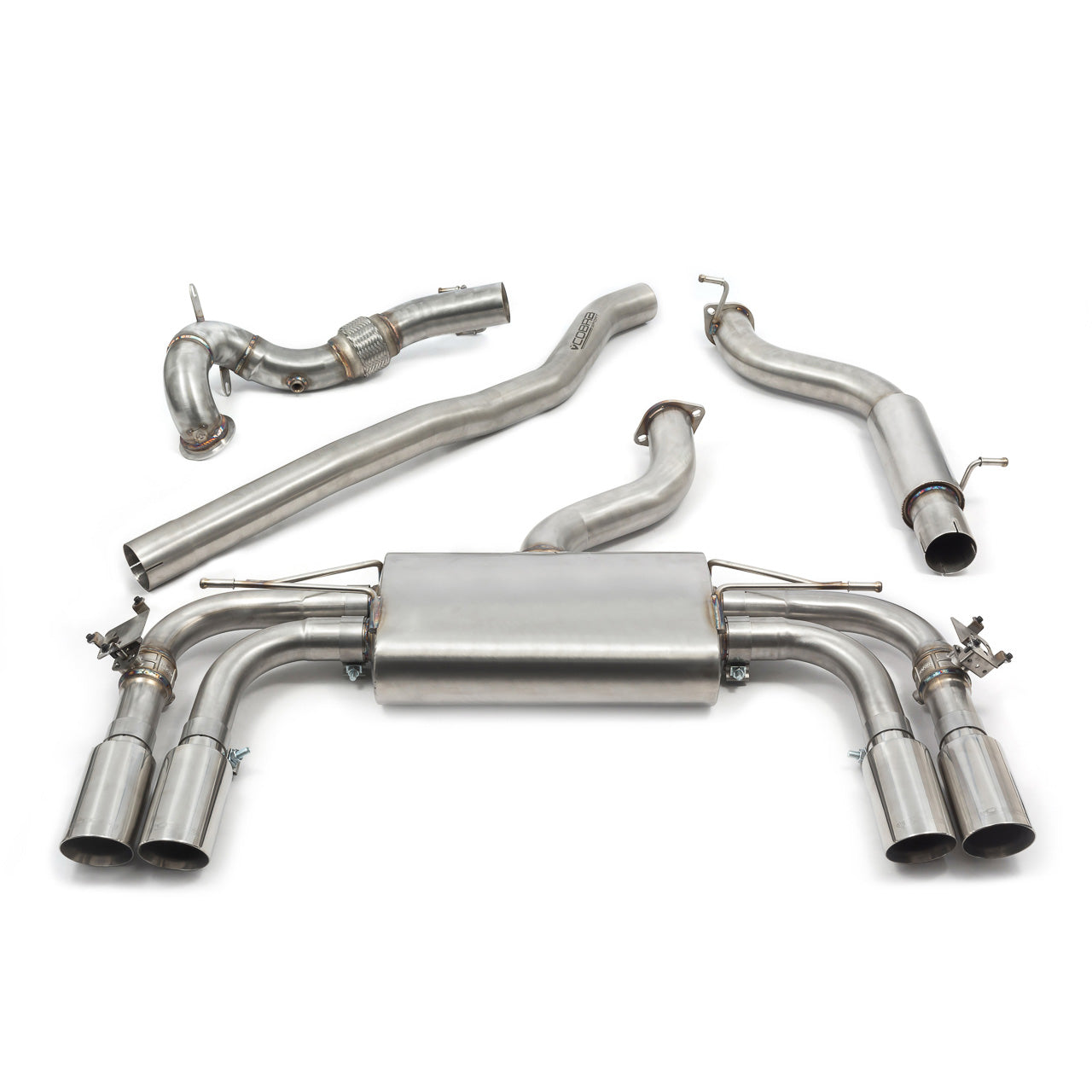 Cobra Exhaust Audi S3 (8V) Saloon (Valved) (13-18) Turbo Back Performance Exhaust