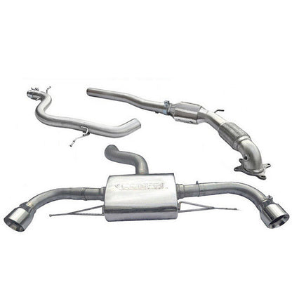 Cobra Exhaust Audi TT (Mk2) 1.8/2.0 TFSI (2WD) 2011-14 Dual Exit Turbo Back Performance Exhaust | ML Performance EU Car Parts