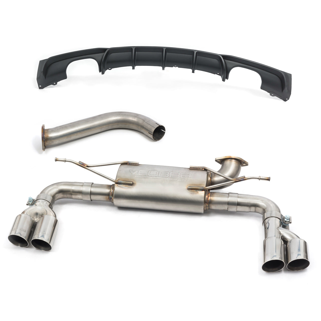 Cobra Exhaust BMW 320D (F30 LCI/F31 LCI) (2015-19) Quad Exit M3 Style Performance Exhaust Conversion | ML Performance EU Car Parts