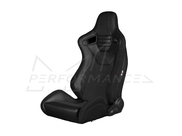 BRAUM Elite-S Series Black Leatherette Racing Seats - Pair - ML Performance UK