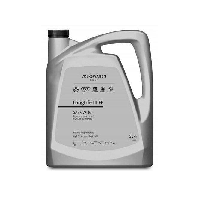 Genuine Audi VW VAG Longlife III FE 0W-30 Engine Oil - 5L