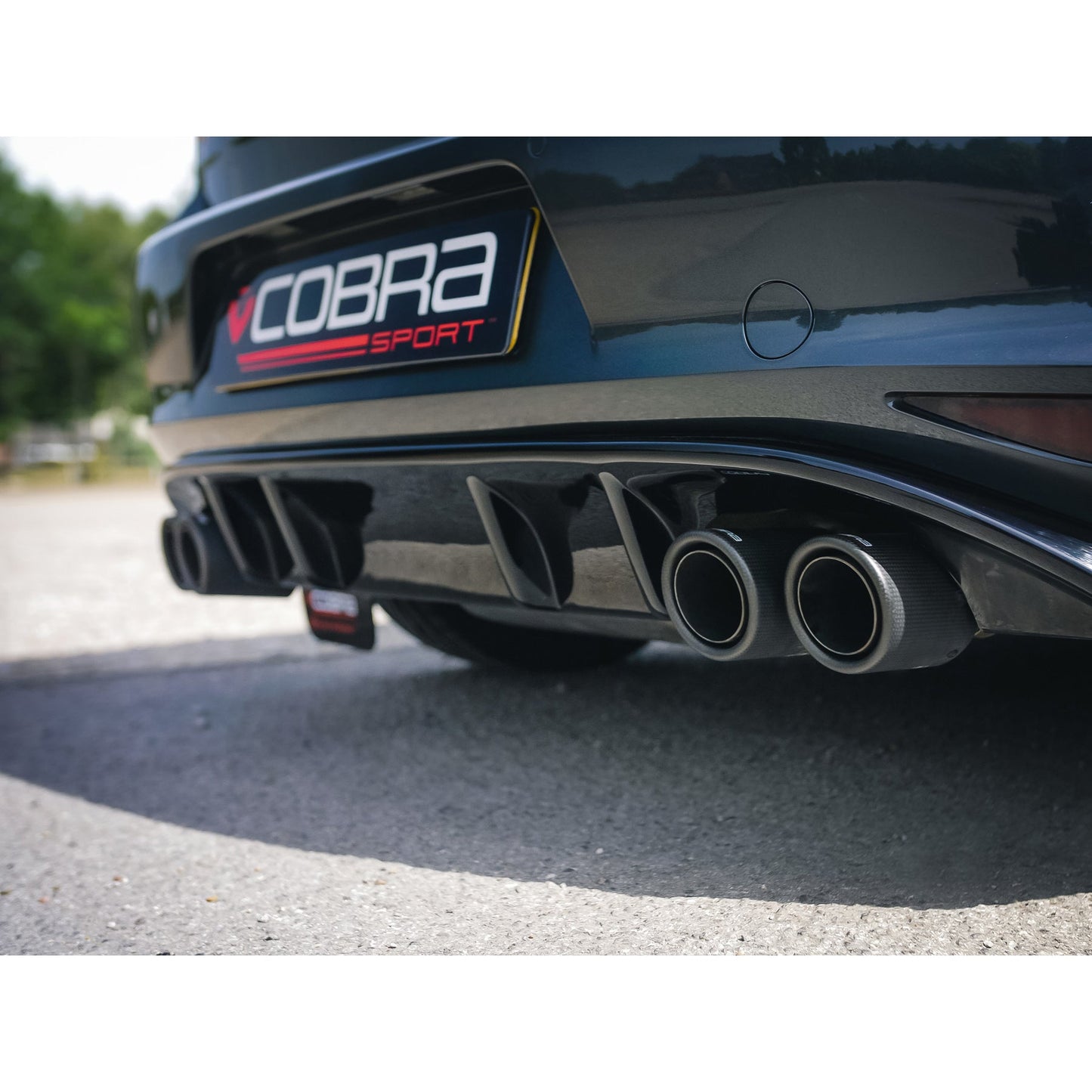 Cobra Exhaust VW Golf GTI (Mk7) 2.0 TSI (5G) (12-17) Quad Exit Venom Box Delete Race Cat Back Golf R Style Performance Exhaust