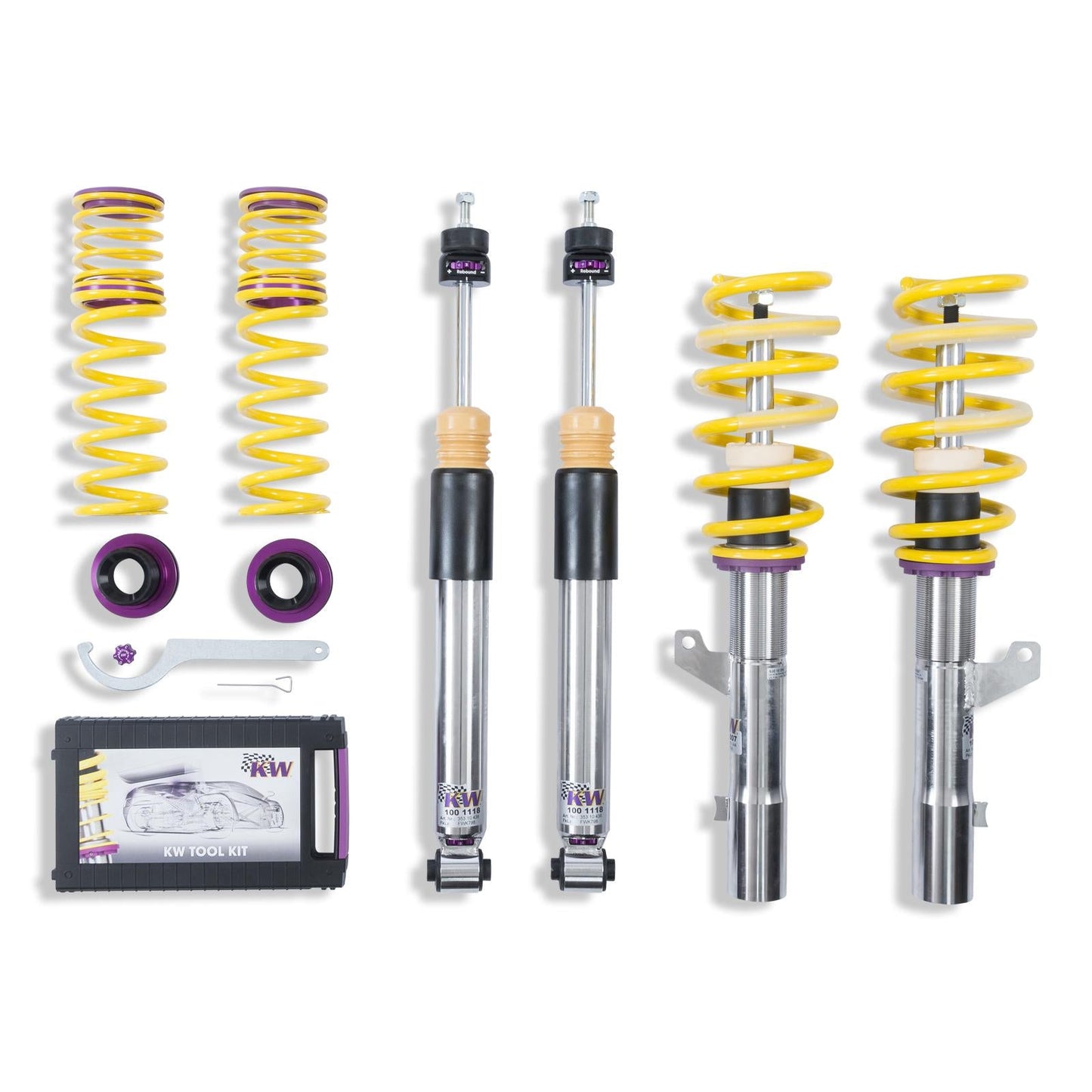 KW Audi 8V RS3 10-35mm Variant 3 Inox-line Coilover Kit - ML Performance EU