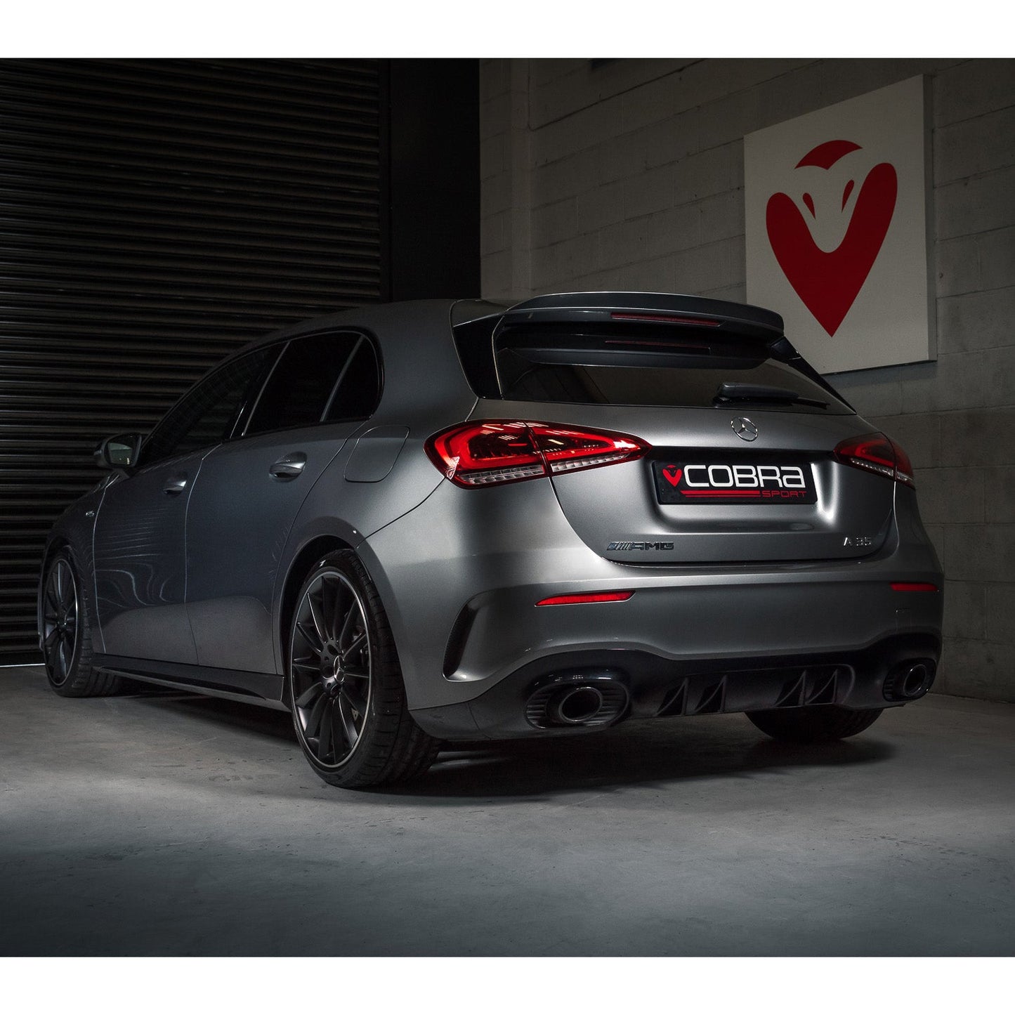 Cobra Exhaust Mercedes-AMG A 35 GPF Back Box Delete Race Rear Performance Exhaust