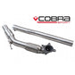 Cobra Exhaust Audi A3 (8P) 2.0 TFSI Quattro (3 Door) Front Pipe Sports Cat / De-Cat Performance Exhaust