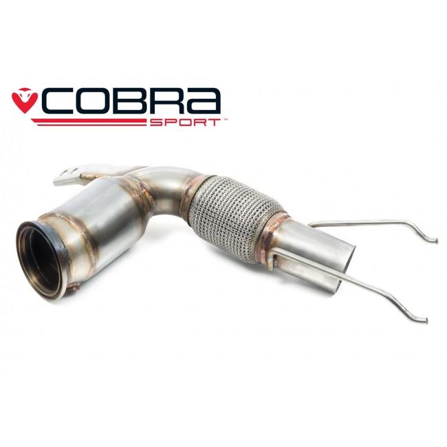 Cobra Exhaust Mini GP3 (Mk3) JCW (F56) Sports Cat / De-Cat Downpipe Performance Exhaust