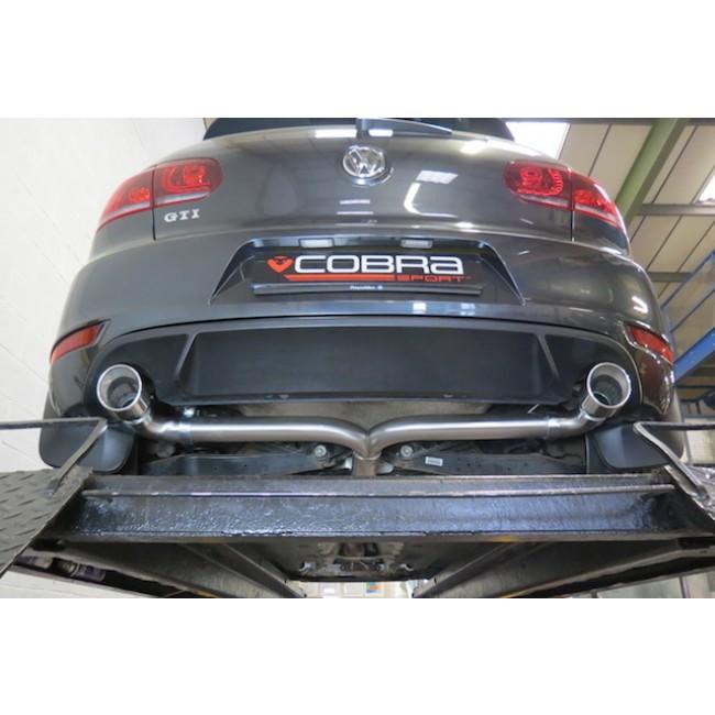 Cobra Exhaust VW Golf GTI (Mk6) 2.0 TSI (5K) (09-12) Venom Box Delete Race Cat Back Performance Exhaust